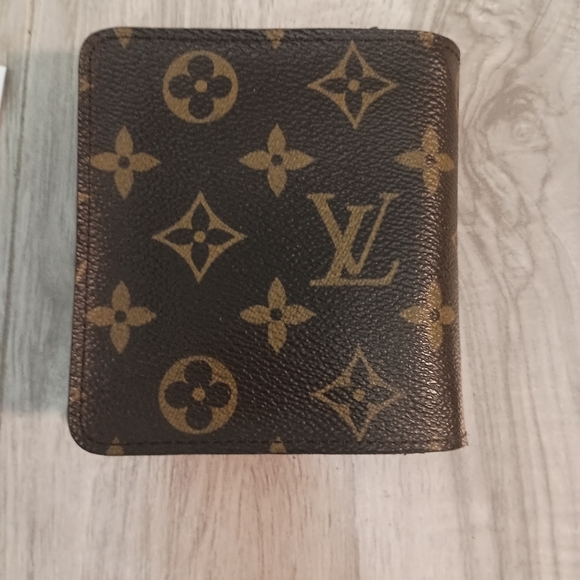 LOUIS VUITTON LV Monogram Canvas Leather Zippy Clutch Compact Wallet - Picture 2 of 13